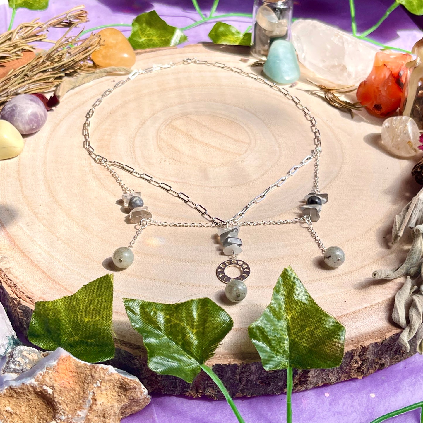 going through phases necklace