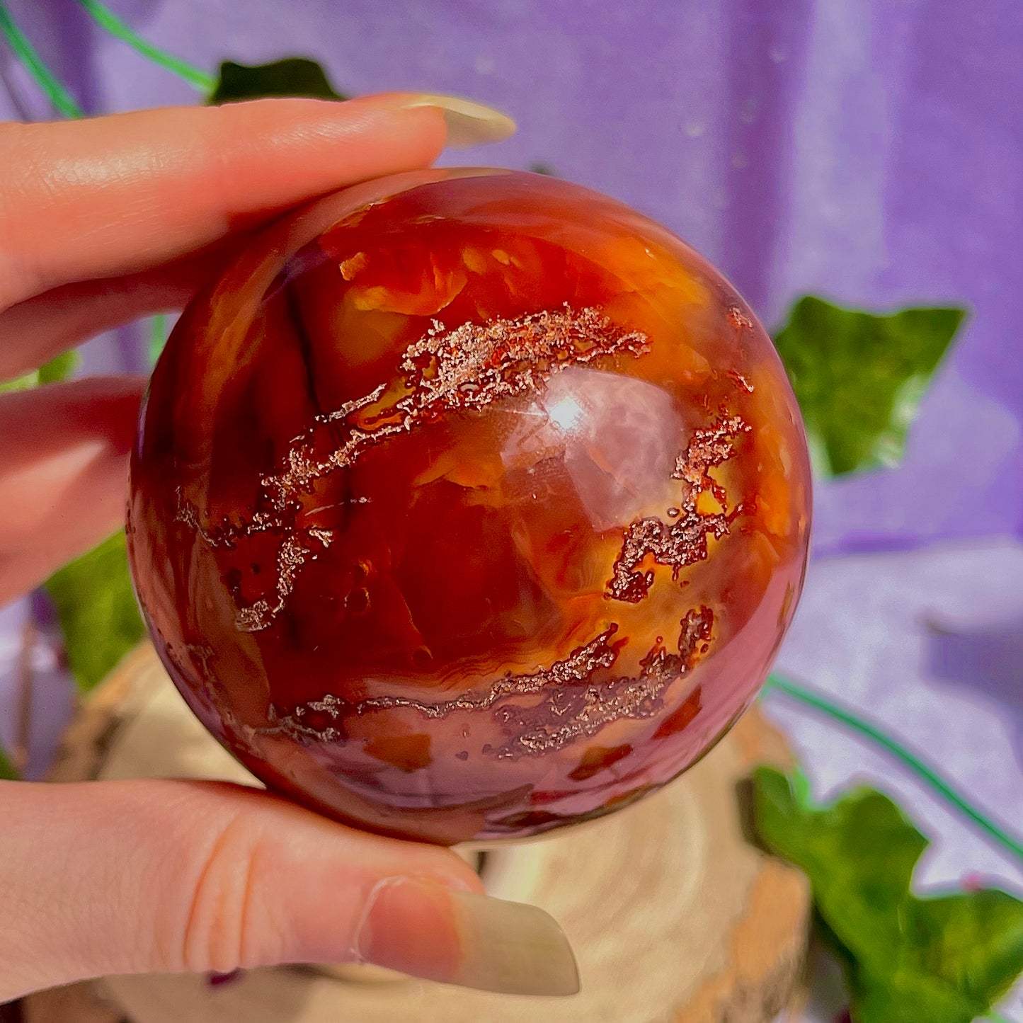 carnelian sphere A