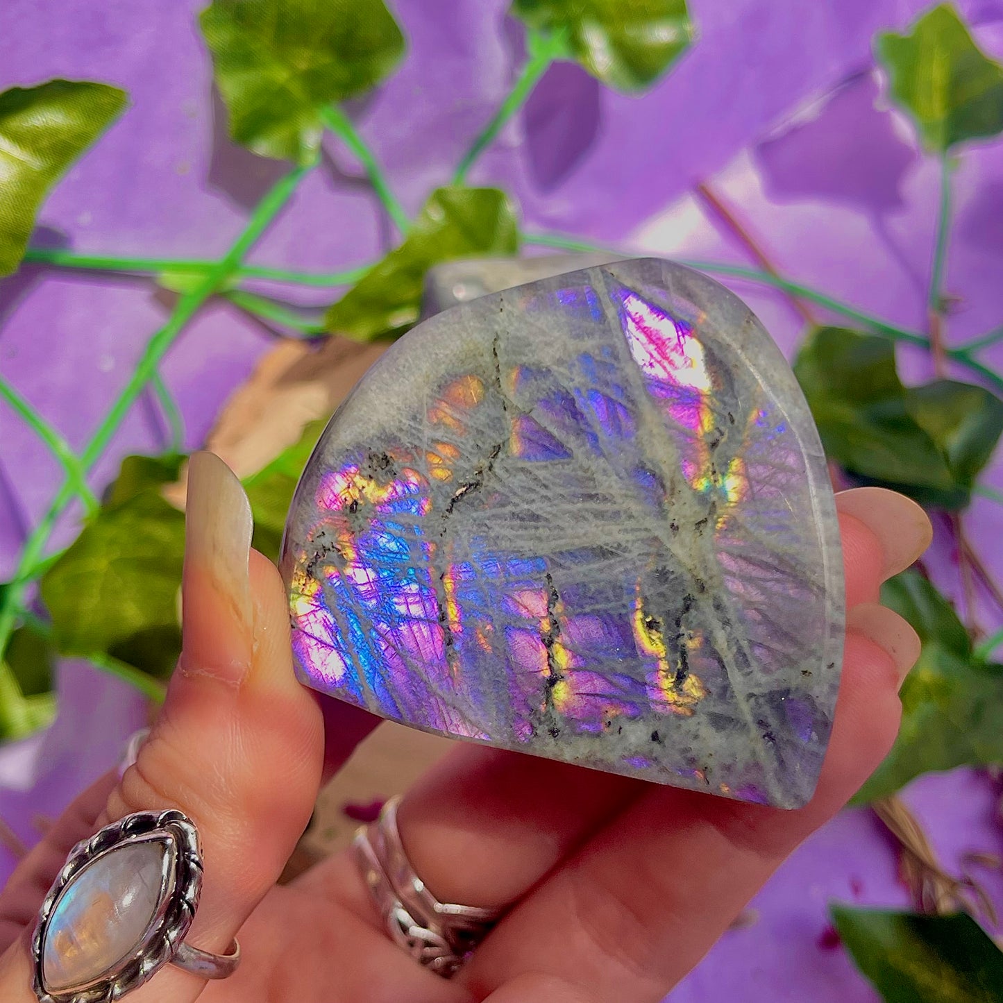 labradorite freeform xs ~ intuitively chosen