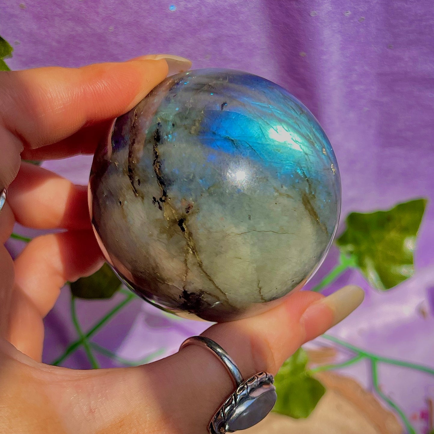 labradorite sphere