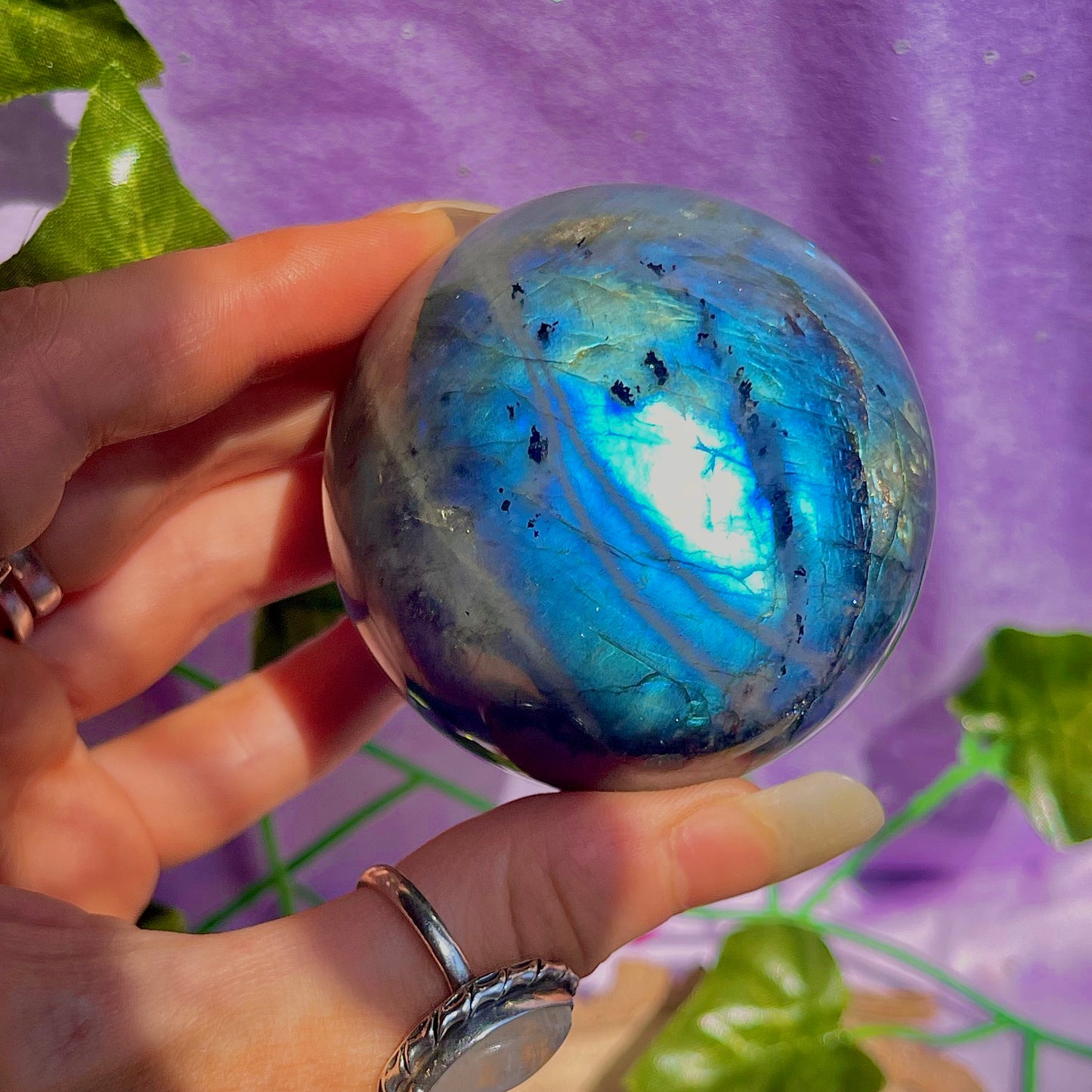 labradorite sphere