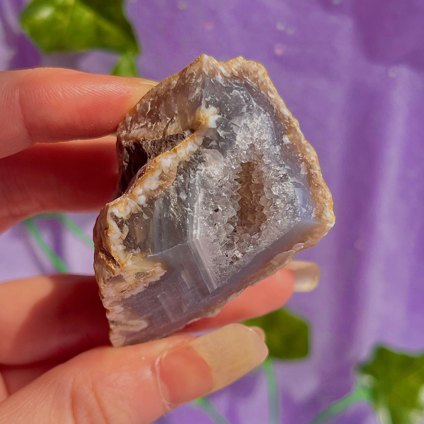 druzy agate geodes B1-5