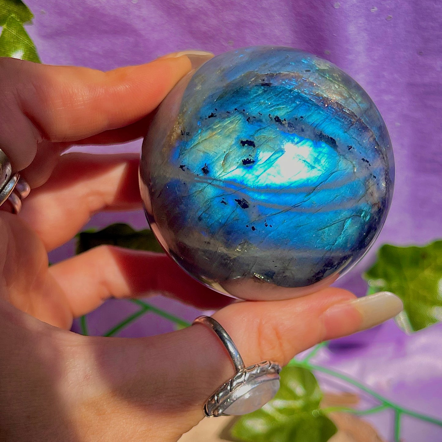 labradorite sphere