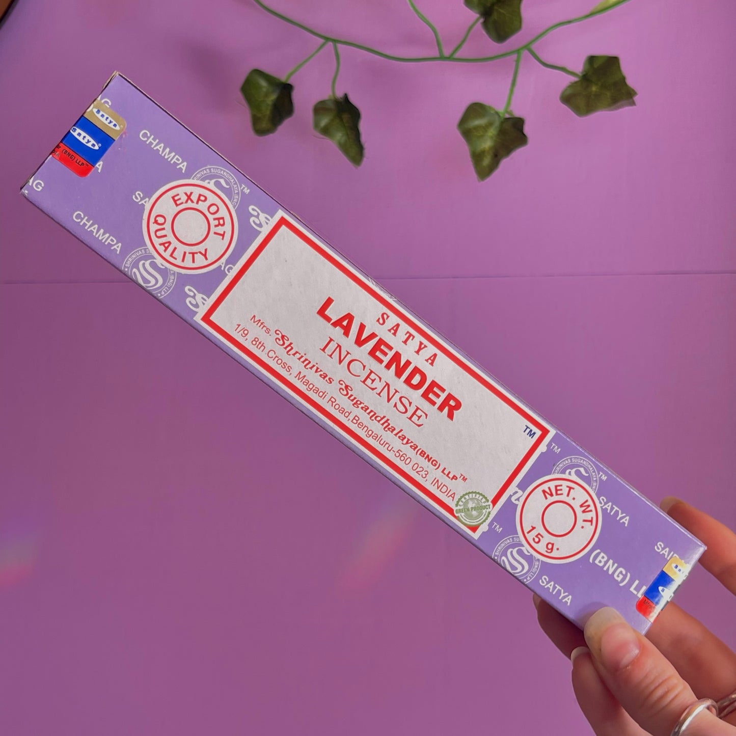 satya lavender incense