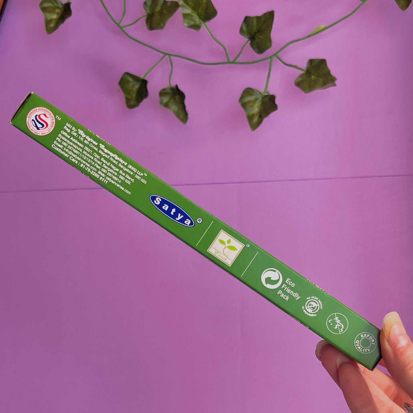 satya patchouli incense