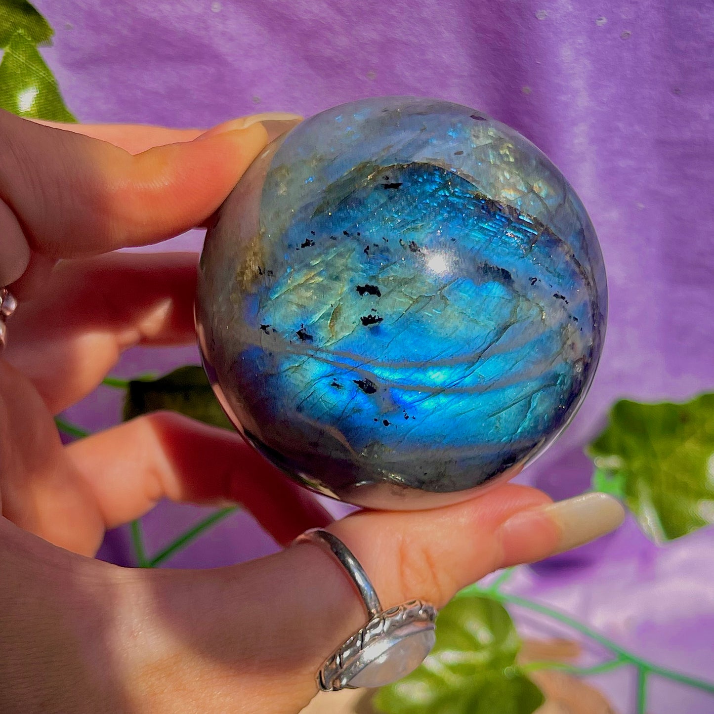 labradorite sphere