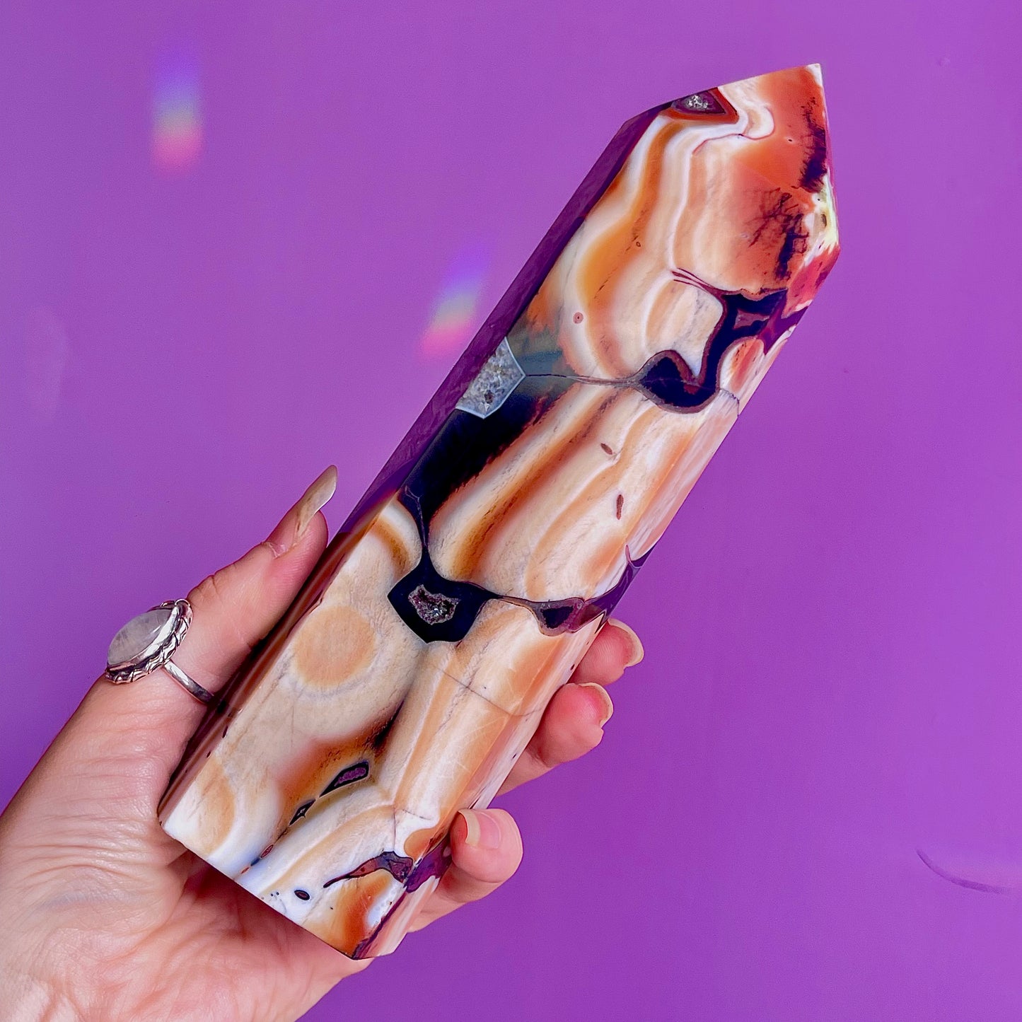 sardonyx agate tower