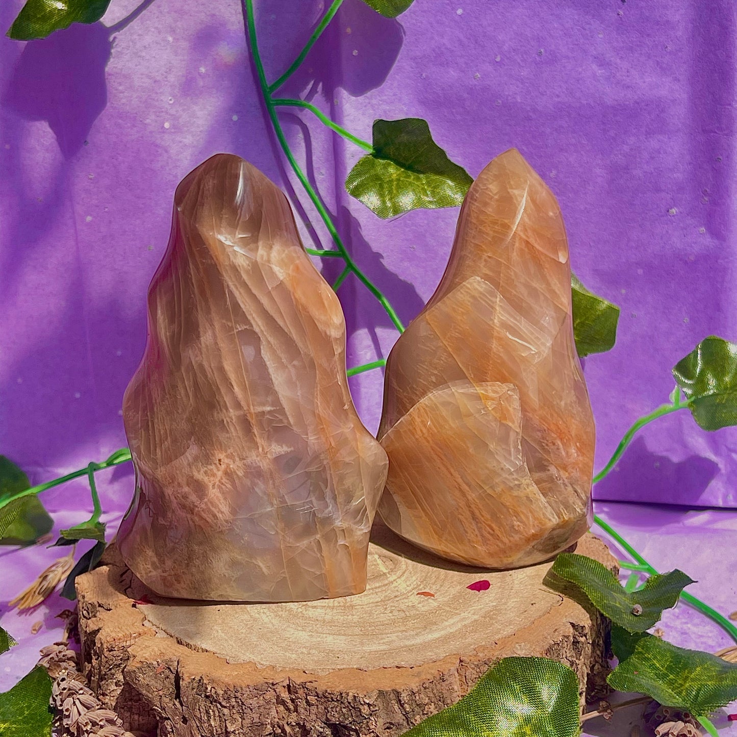 moonstone flame carving ~ intuitively chosen