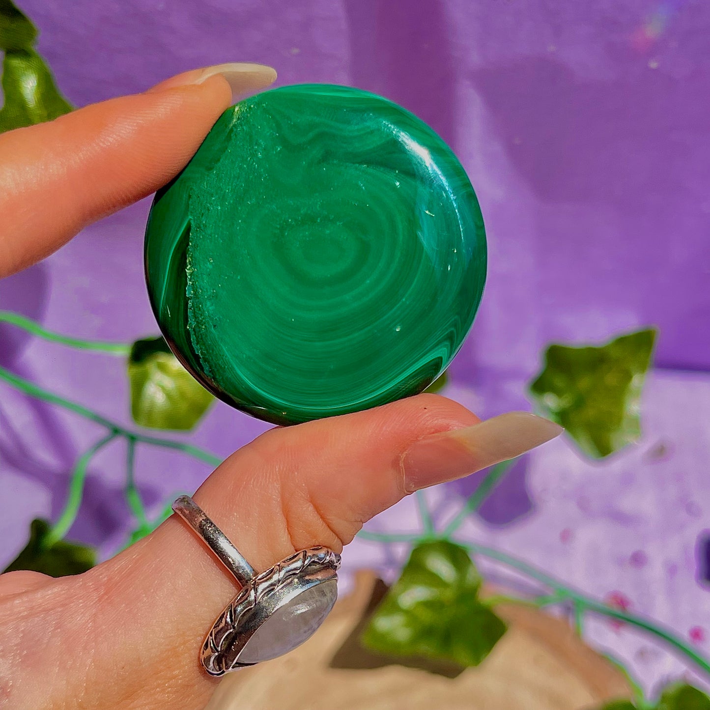 malachite disc A