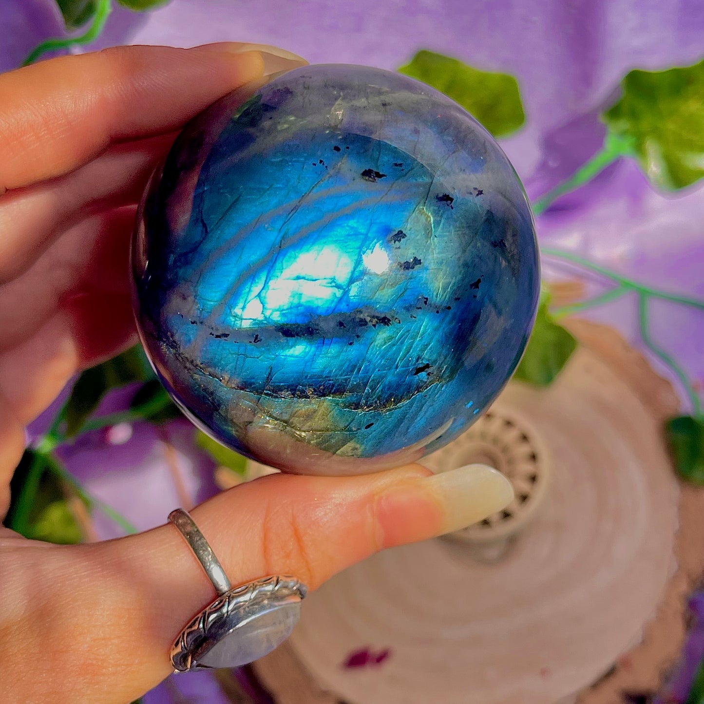 labradorite sphere