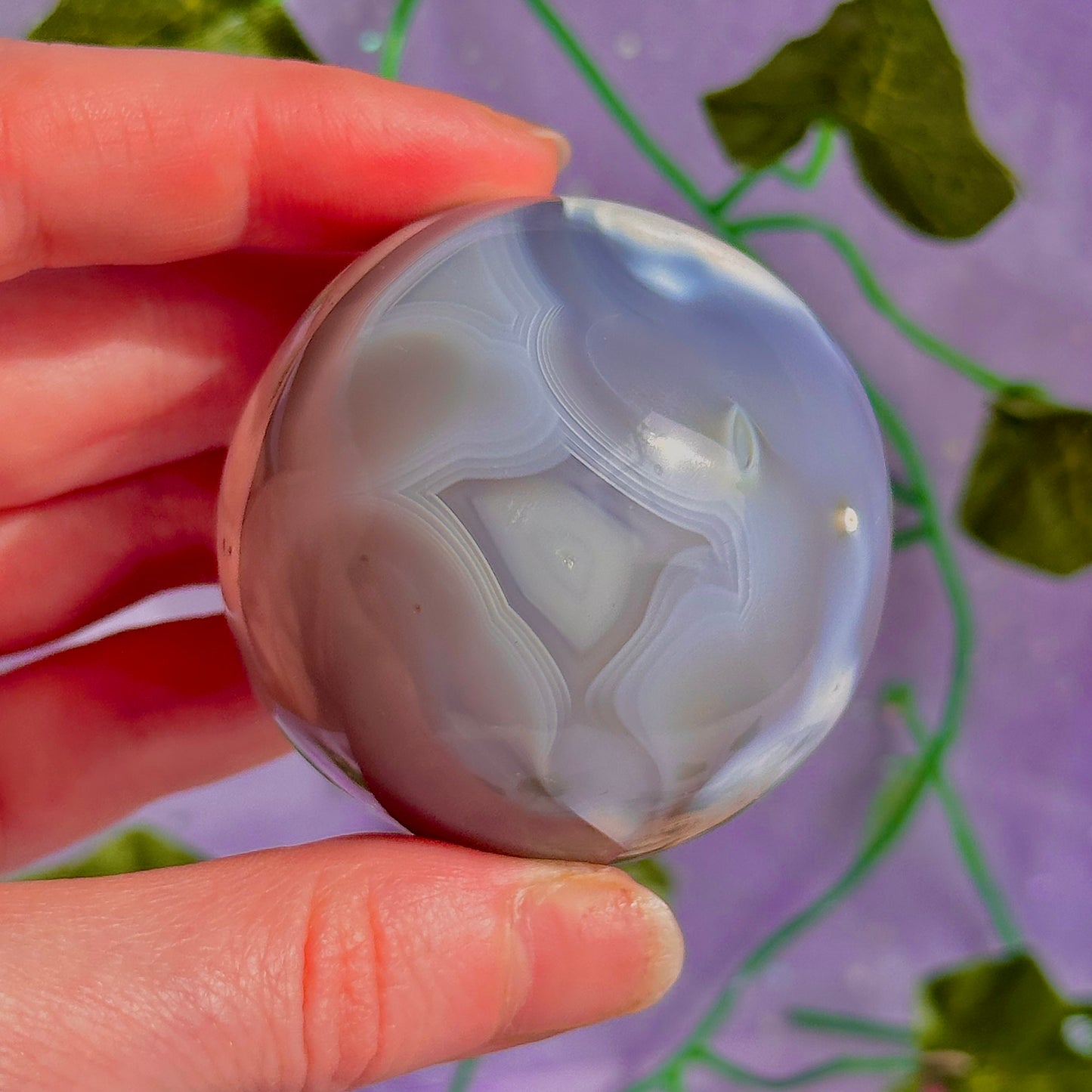 orca agate sphere