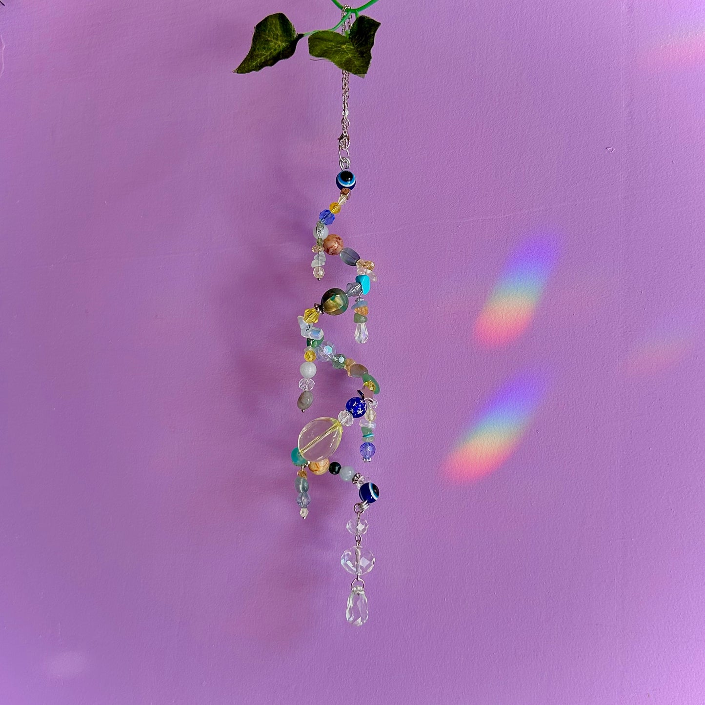celestial spiral suncatcher