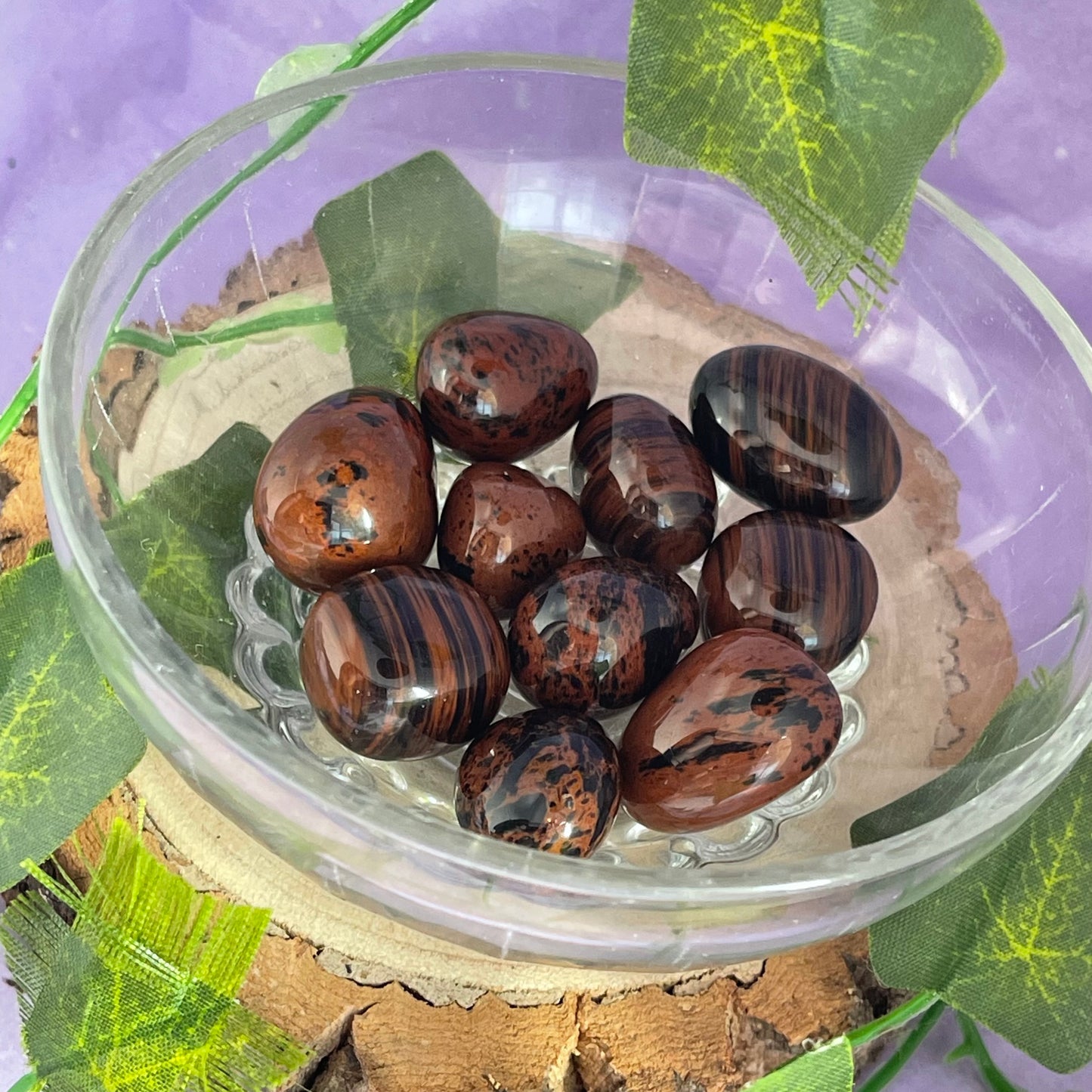 mahogany obsidian tumbles