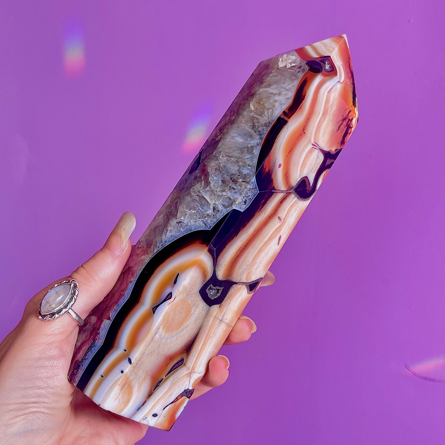sardonyx agate tower