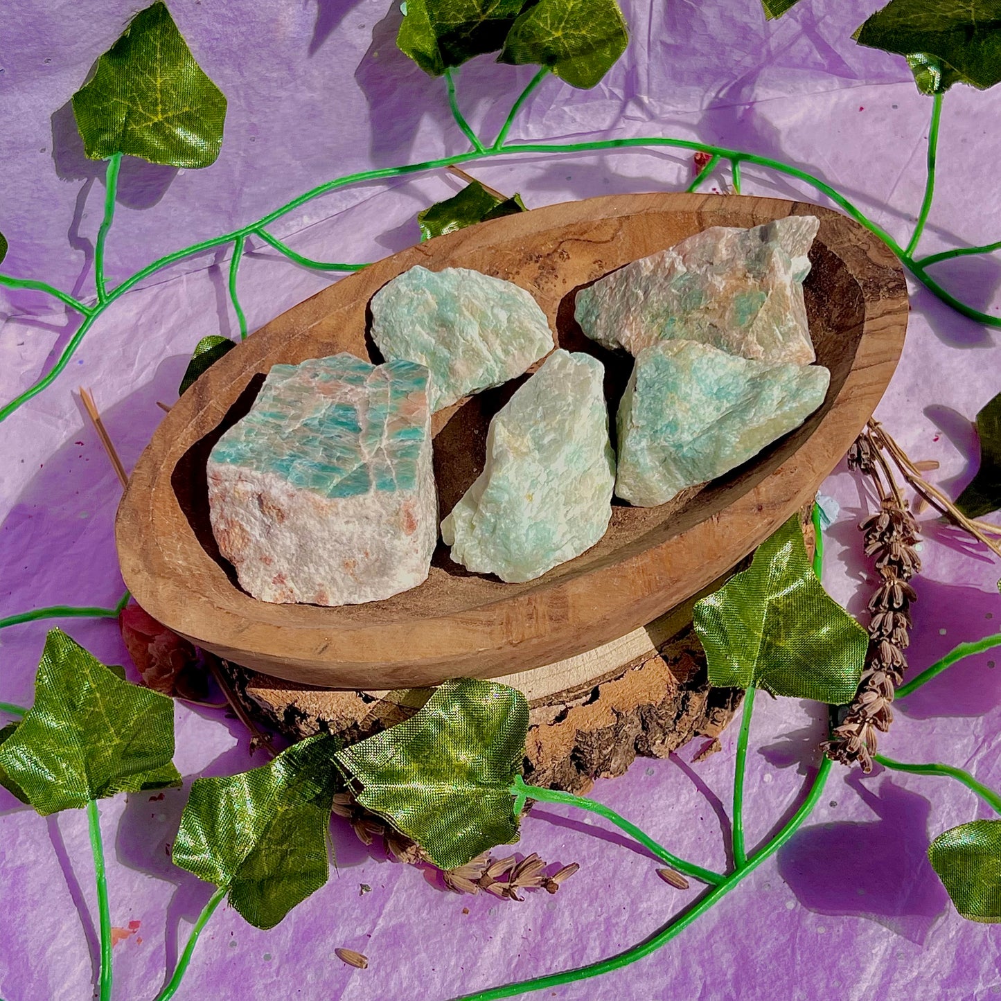 raw/rough amazonite