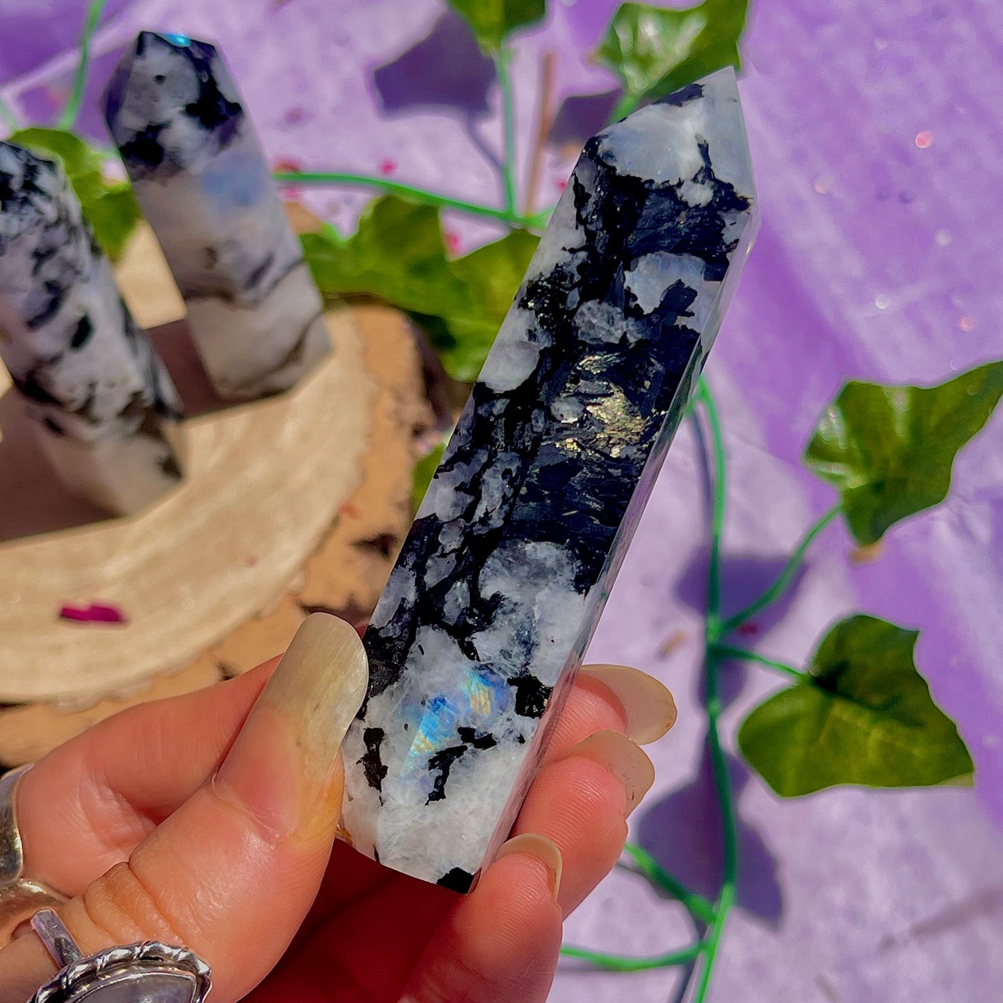 rainbow moonstone towers ~ intuitively chosen