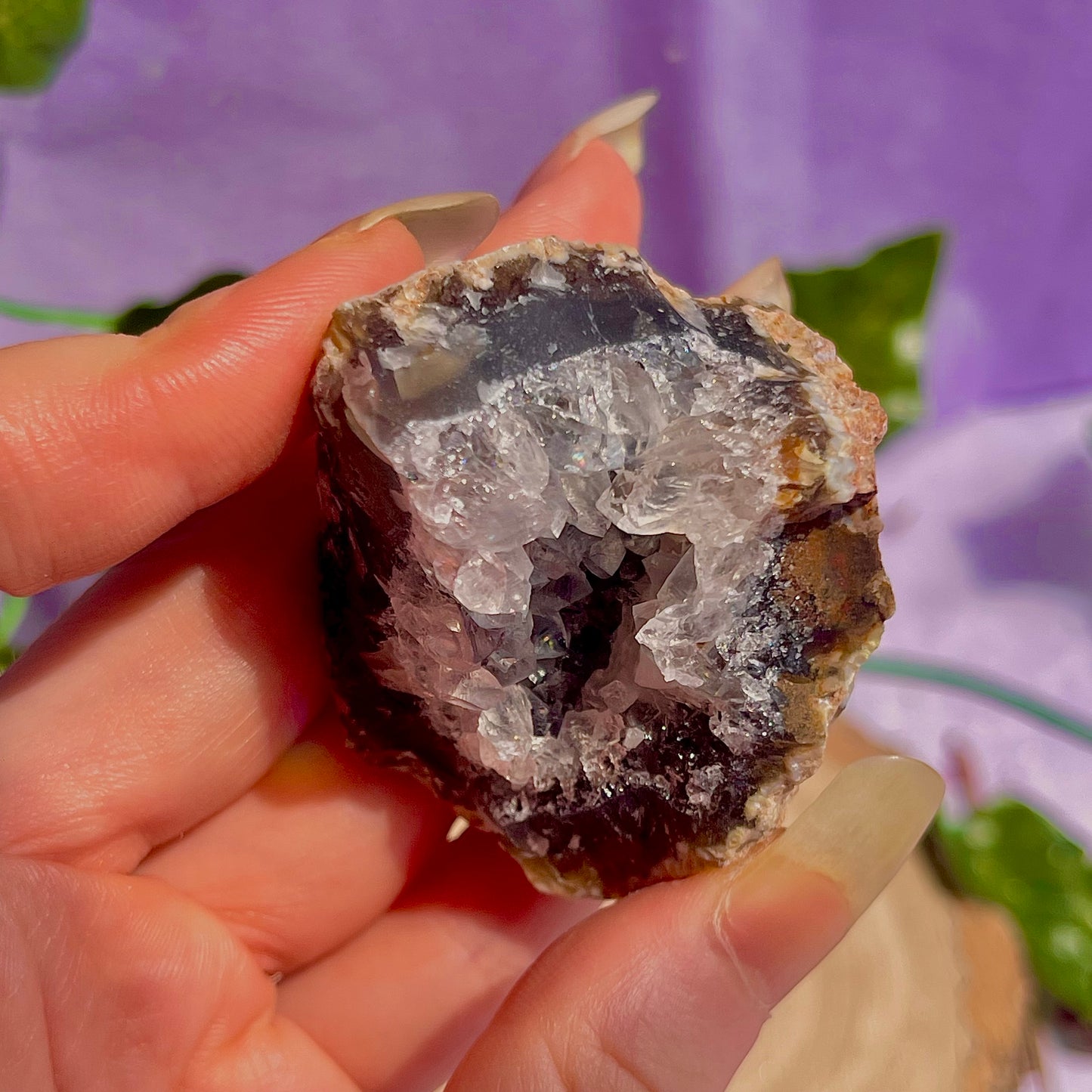 druzy agate geodes A1-5