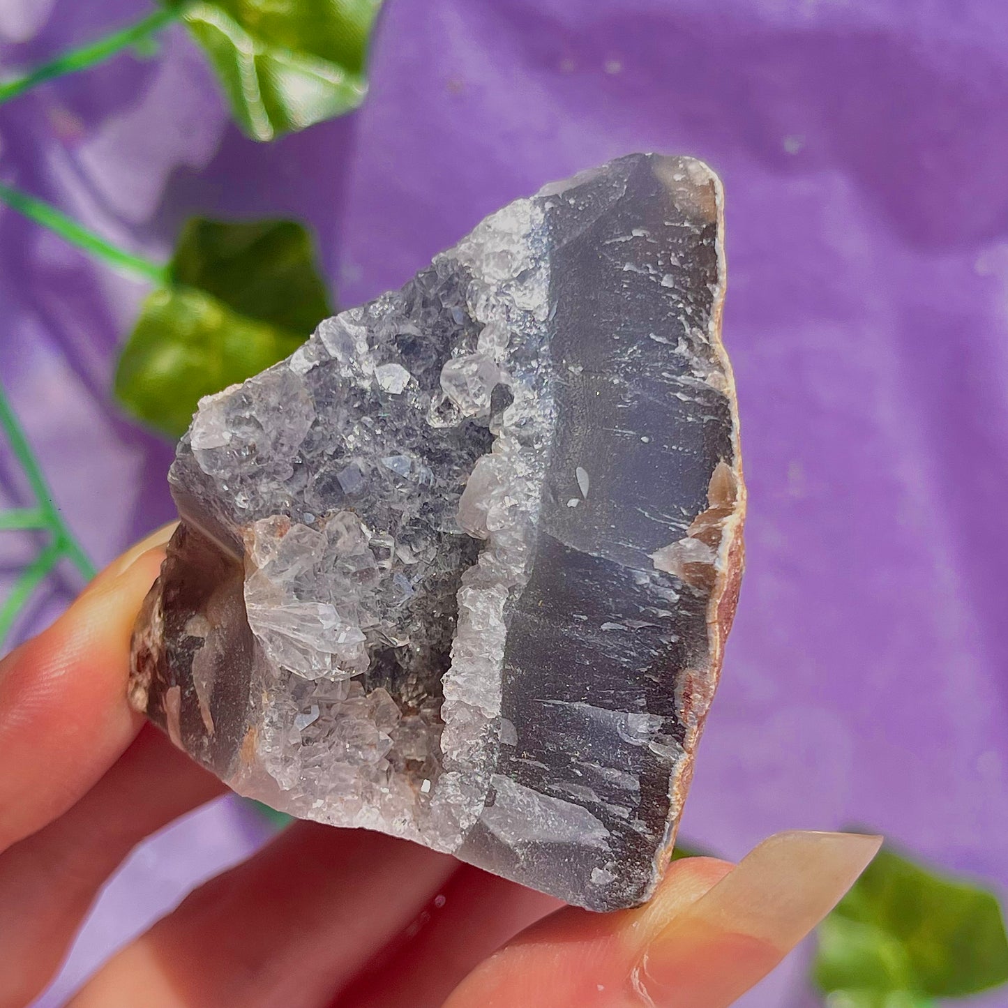 druzy agate geodes B1-5