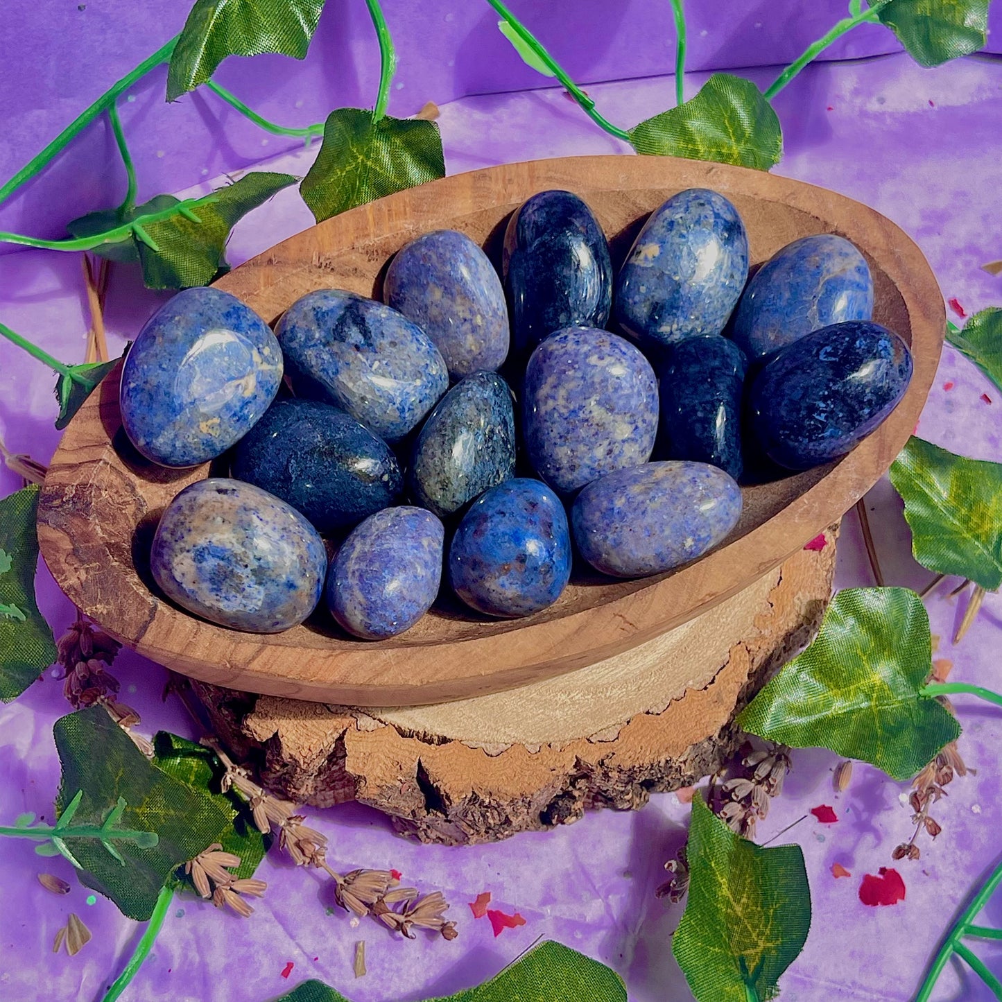 dumortierite tumbles