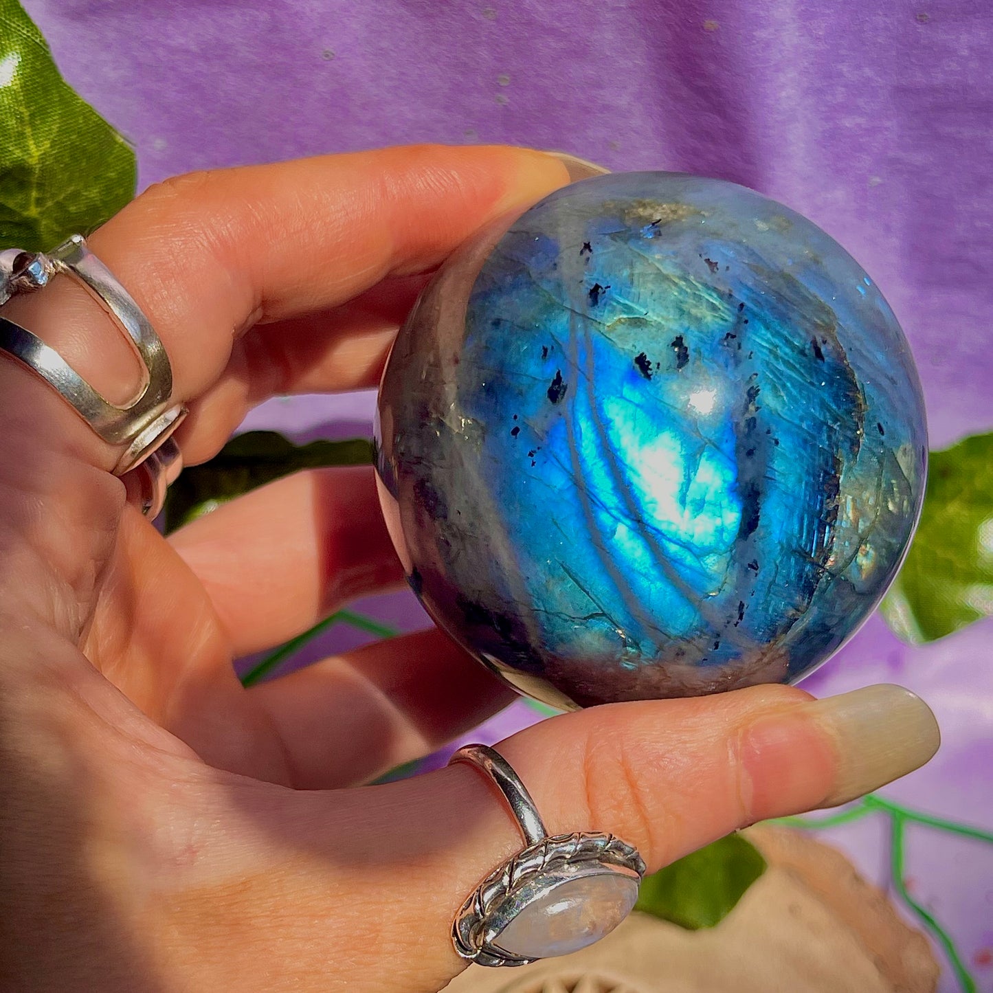 labradorite sphere