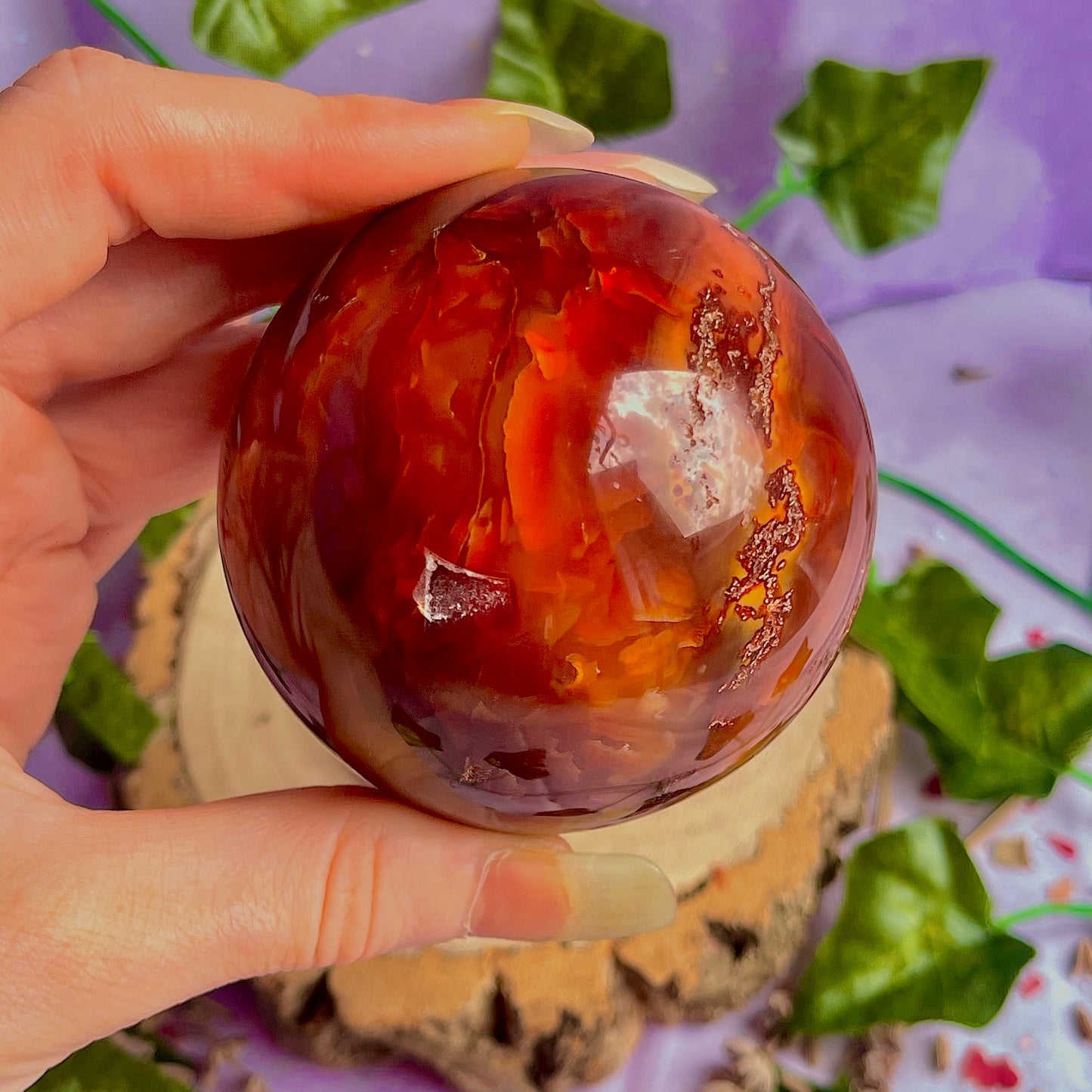 carnelian sphere A
