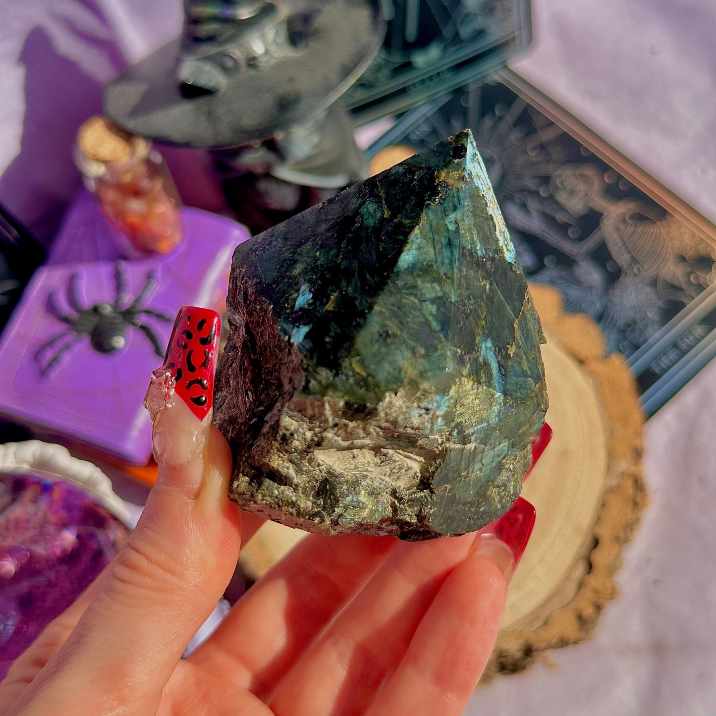 larvikite top polished point