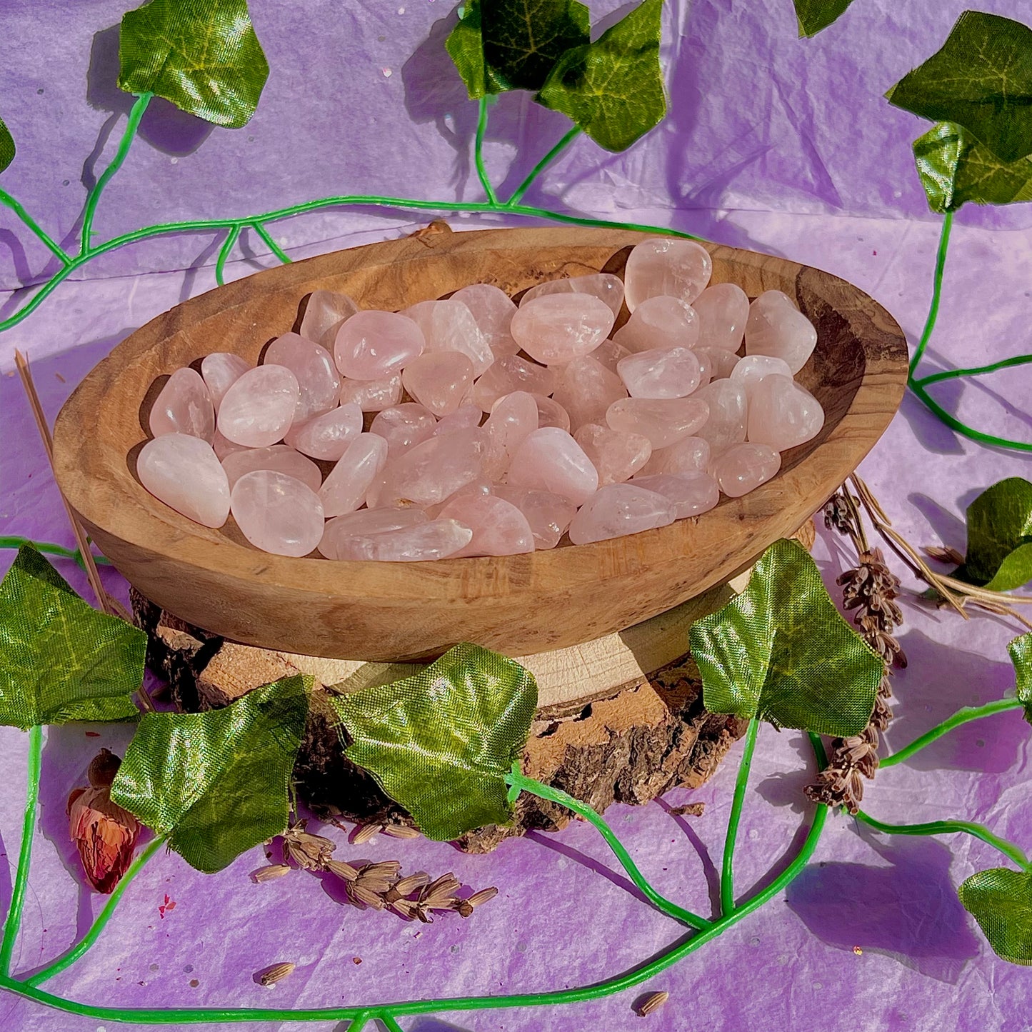 rose quartz tumble