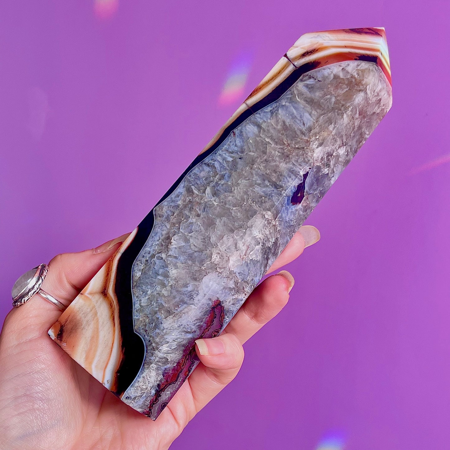 sardonyx agate tower