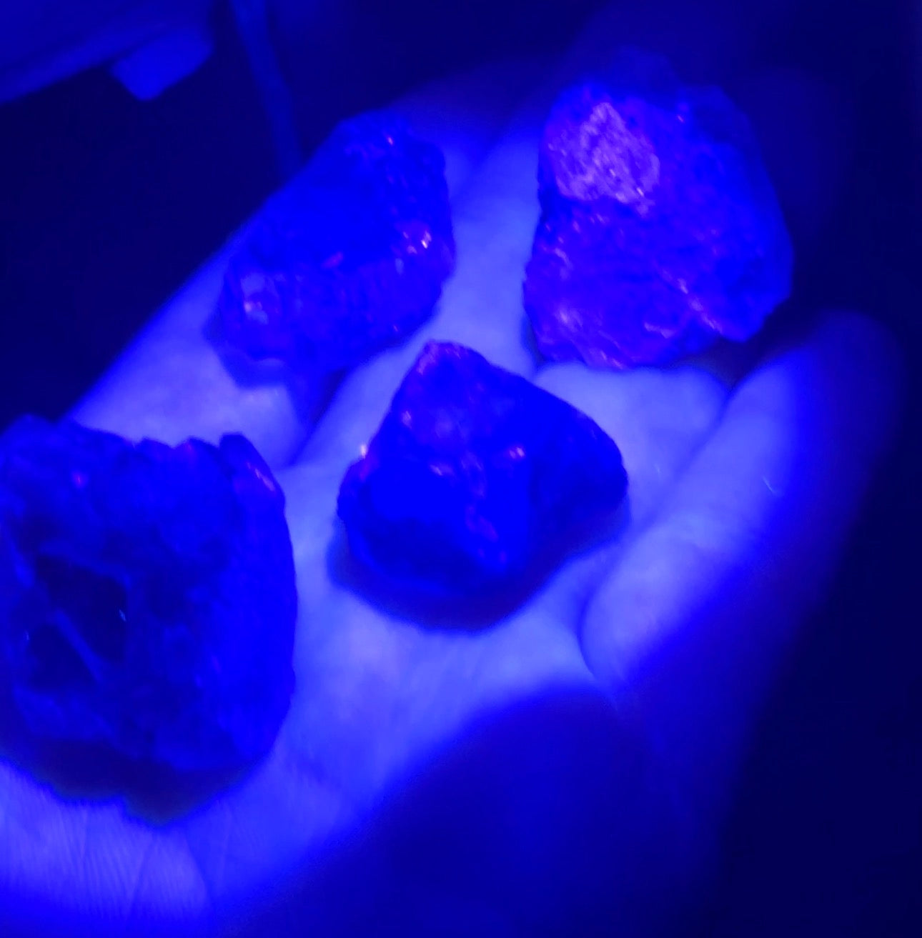 stalactitic UV cubic fluorite cluster specimen ~ choose your own