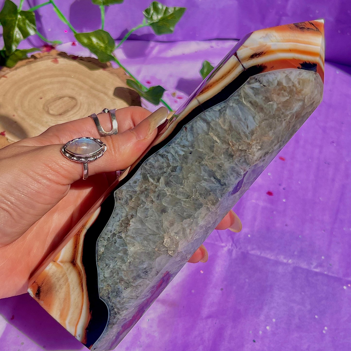 sardonyx agate tower
