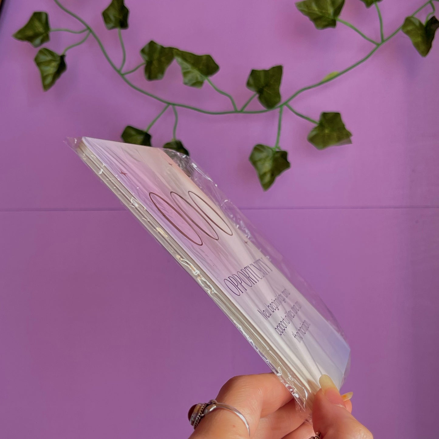 angel number affirmation cards with stand