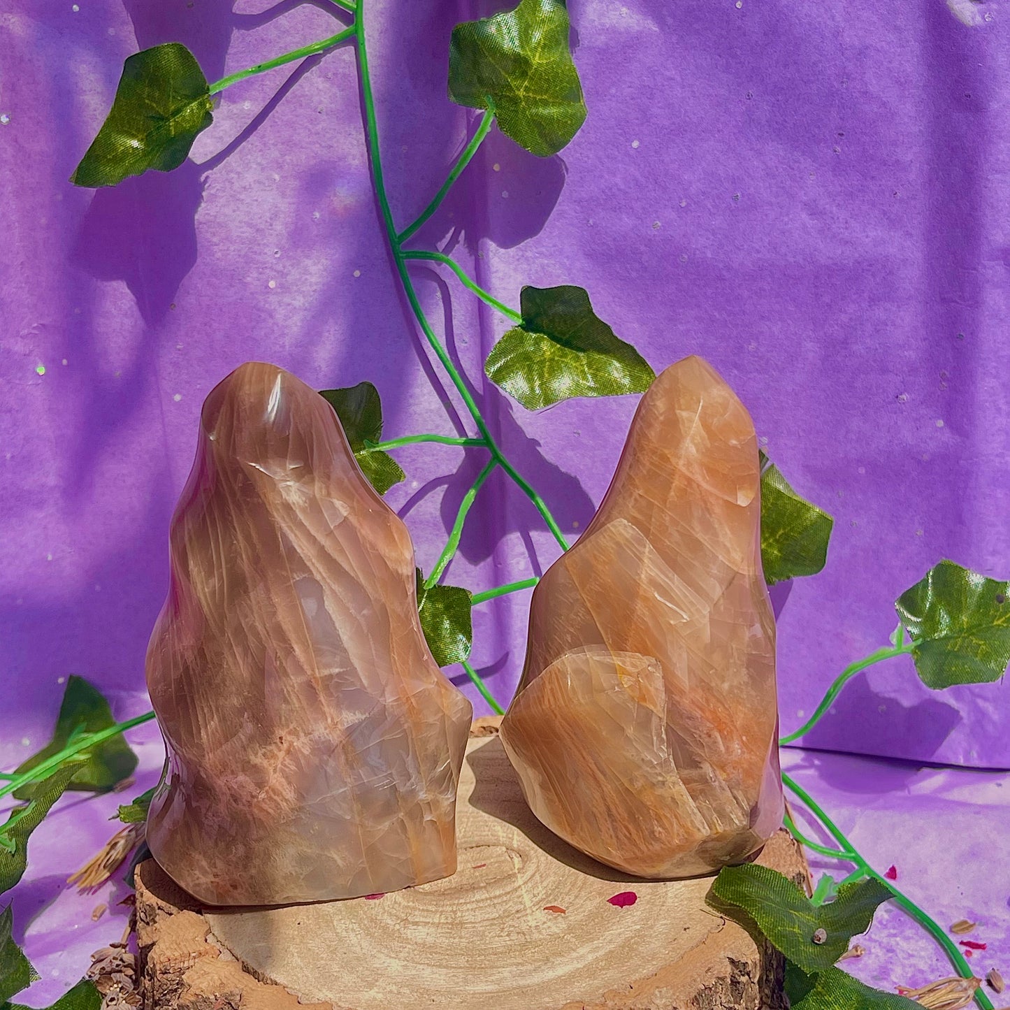 moonstone flame carving ~ intuitively chosen