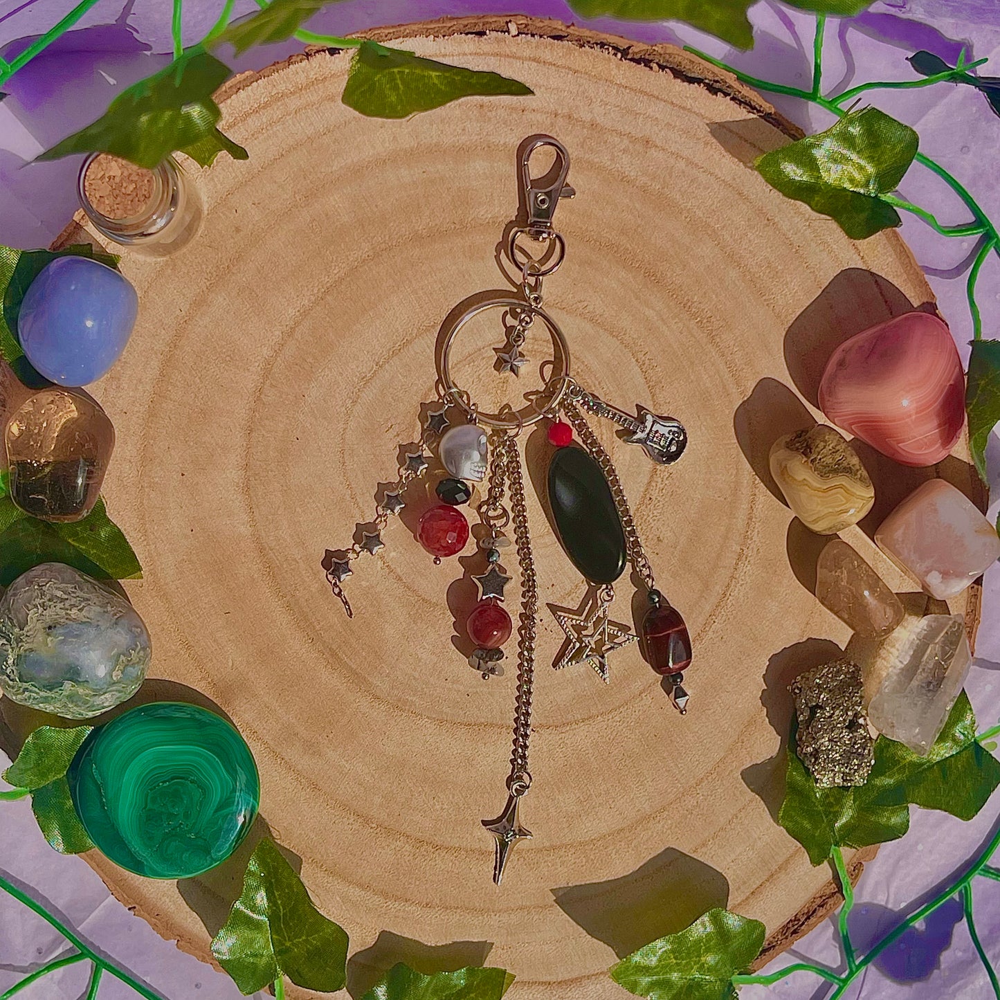 star bag charm / key ring