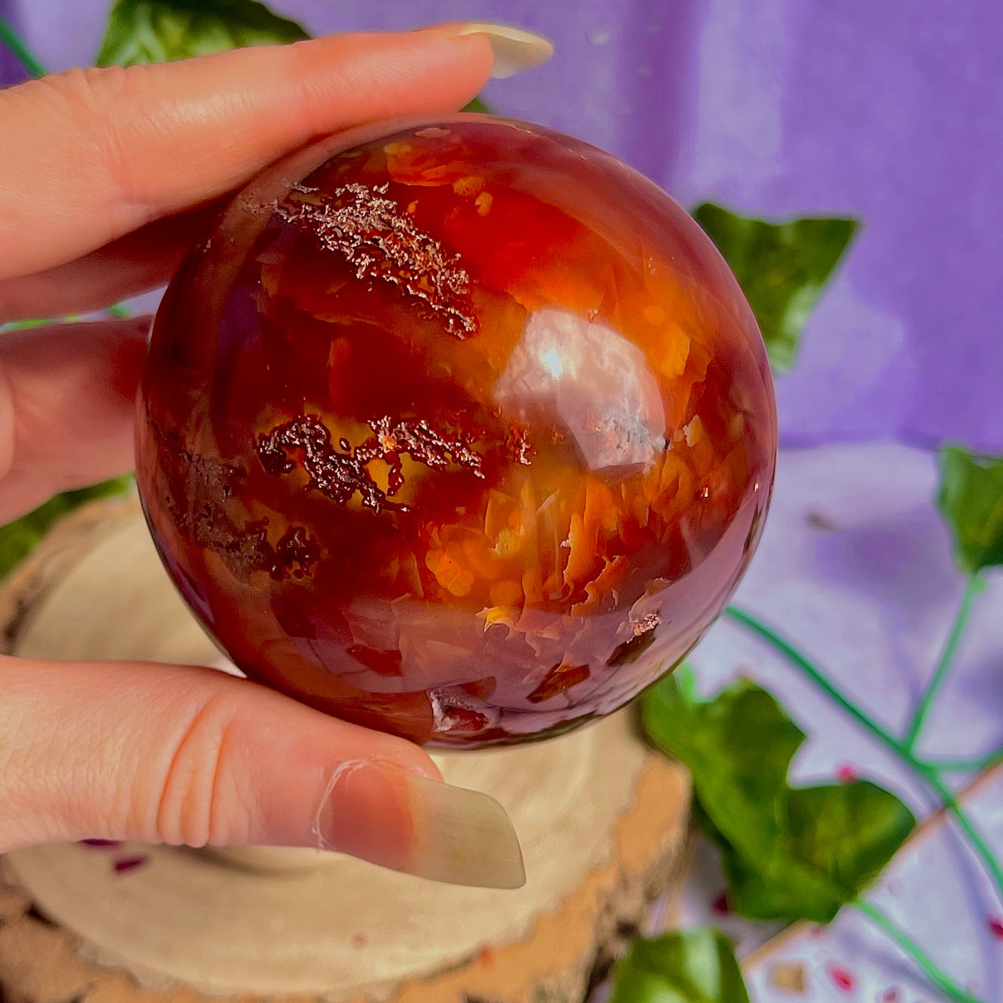 carnelian sphere A