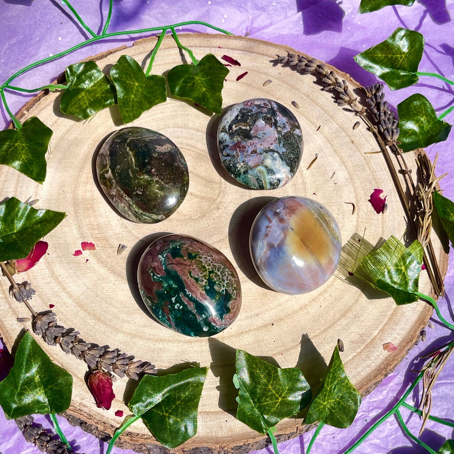 sea jasper palm stone - choose your own