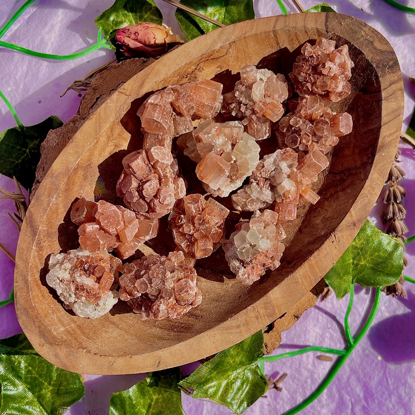 raw/rough aragonite sputniks