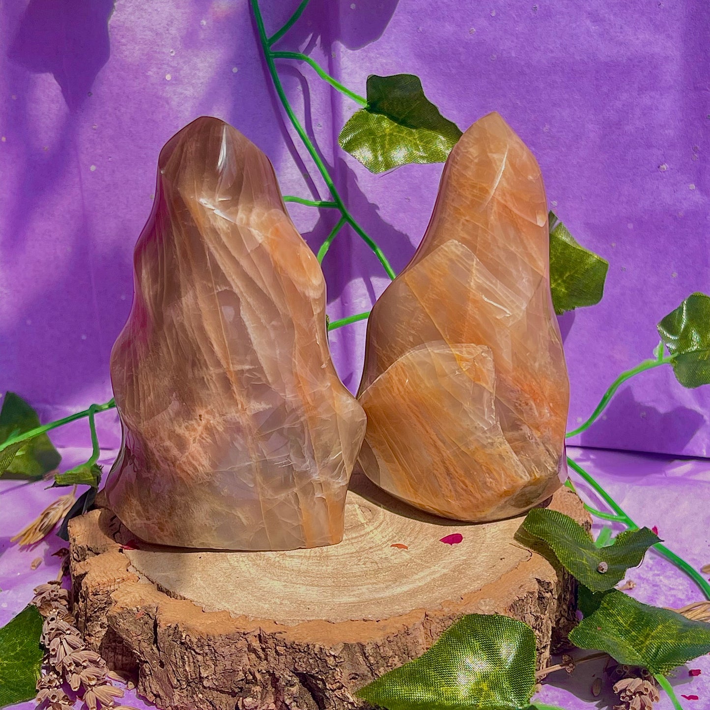 moonstone flame carving ~ intuitively chosen
