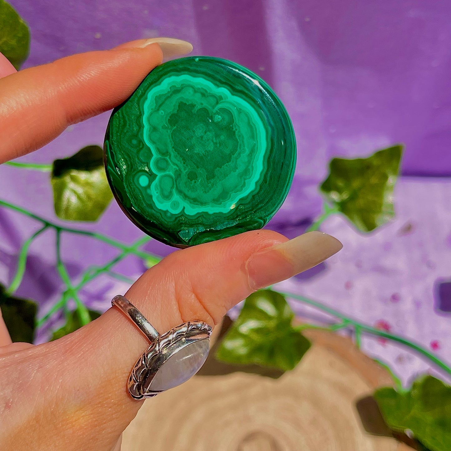 malachite disc B