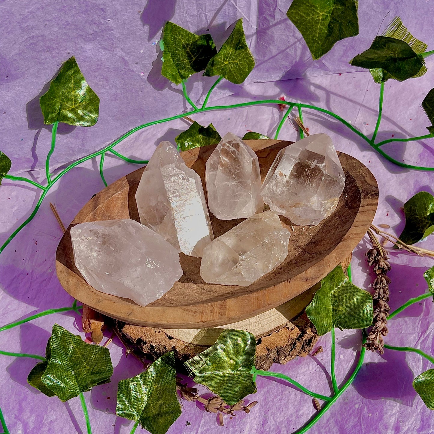 raw/rough clear quartz