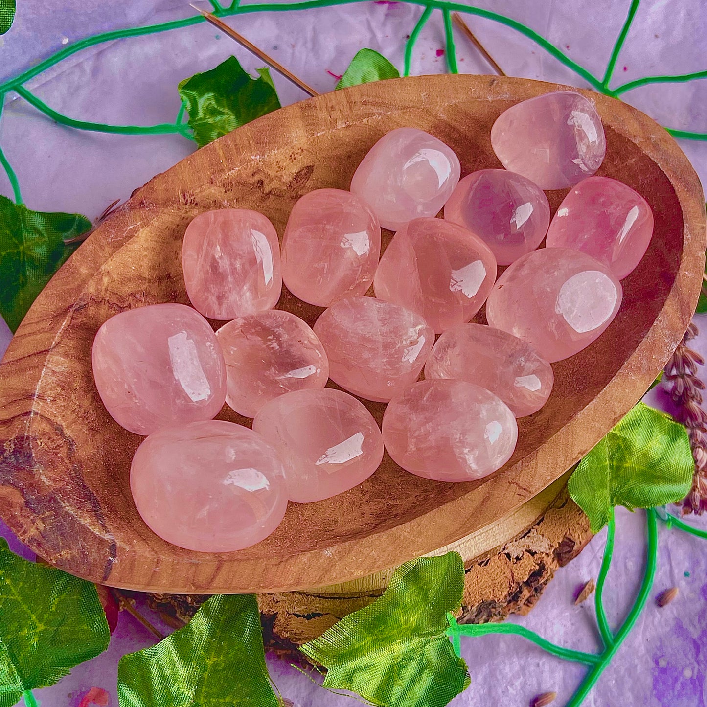 rose quartz tumble