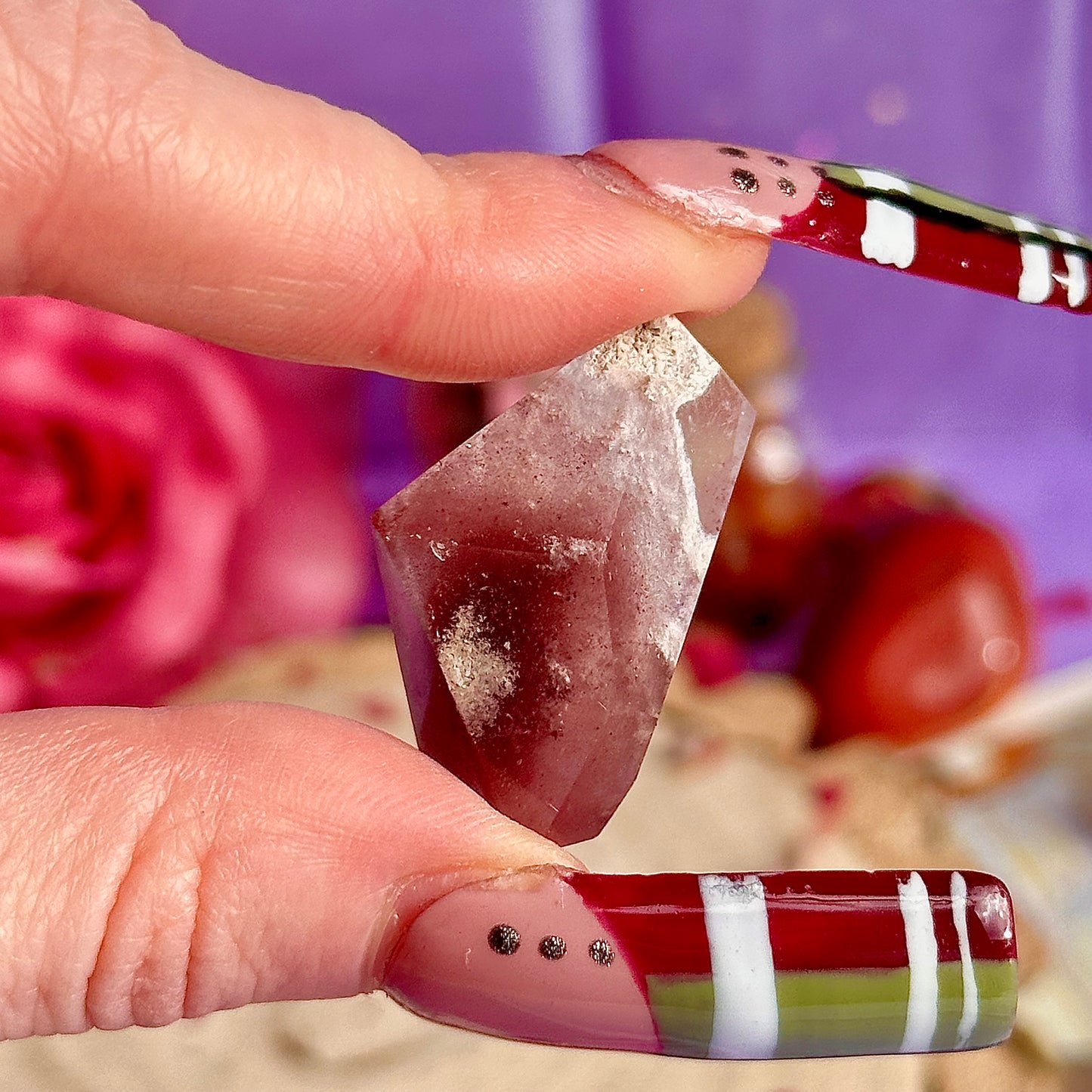 pink lithium quartz ~ choose your own