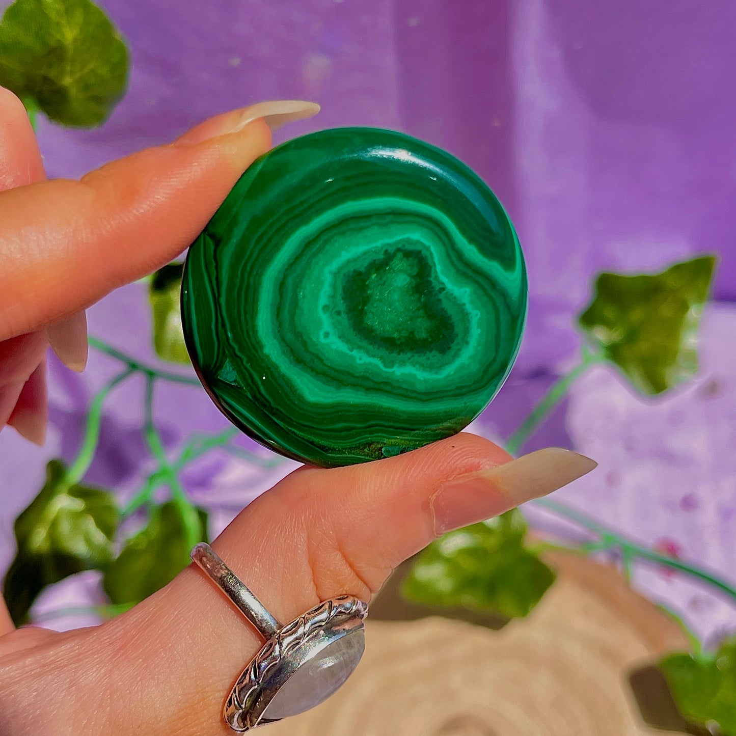 malachite disc B
