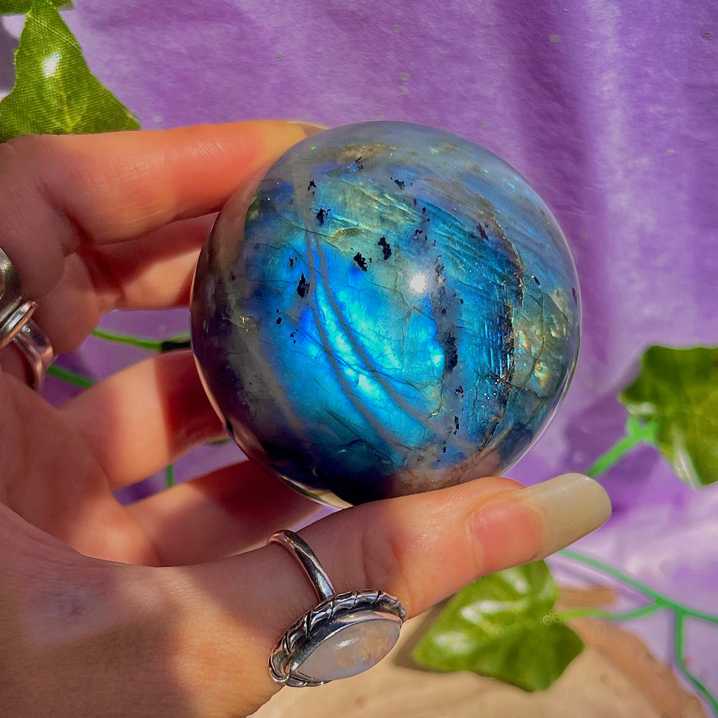 labradorite sphere
