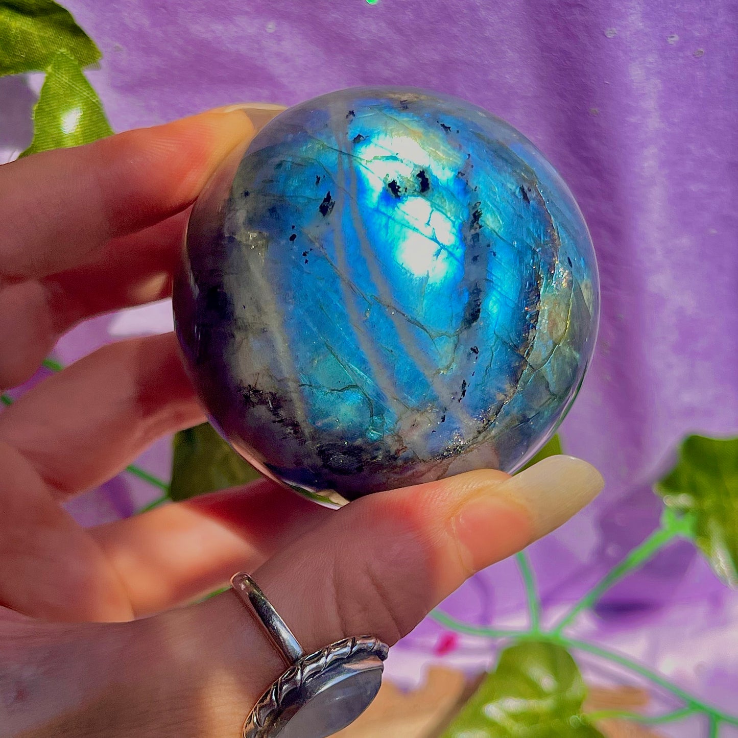 labradorite sphere