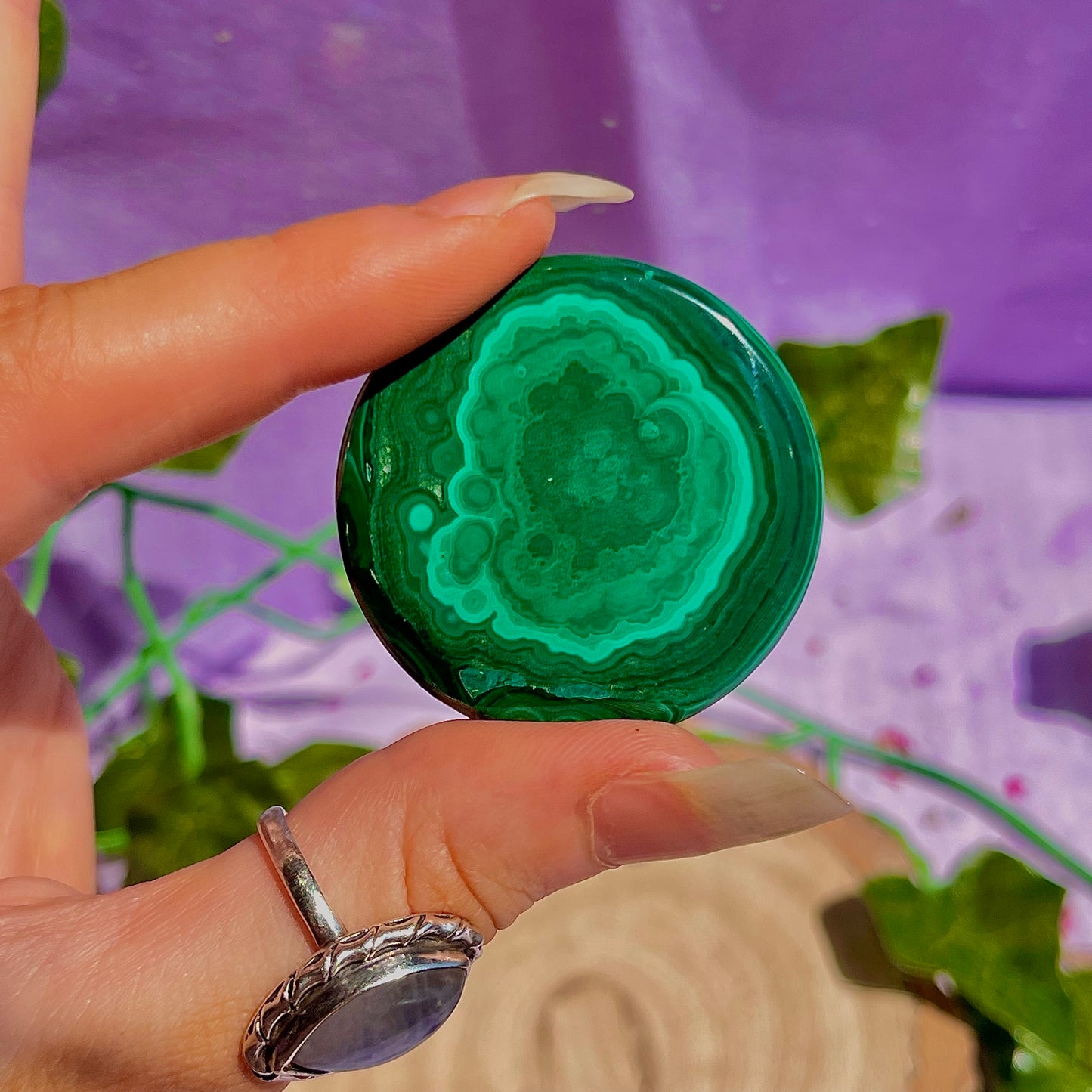 malachite disc B