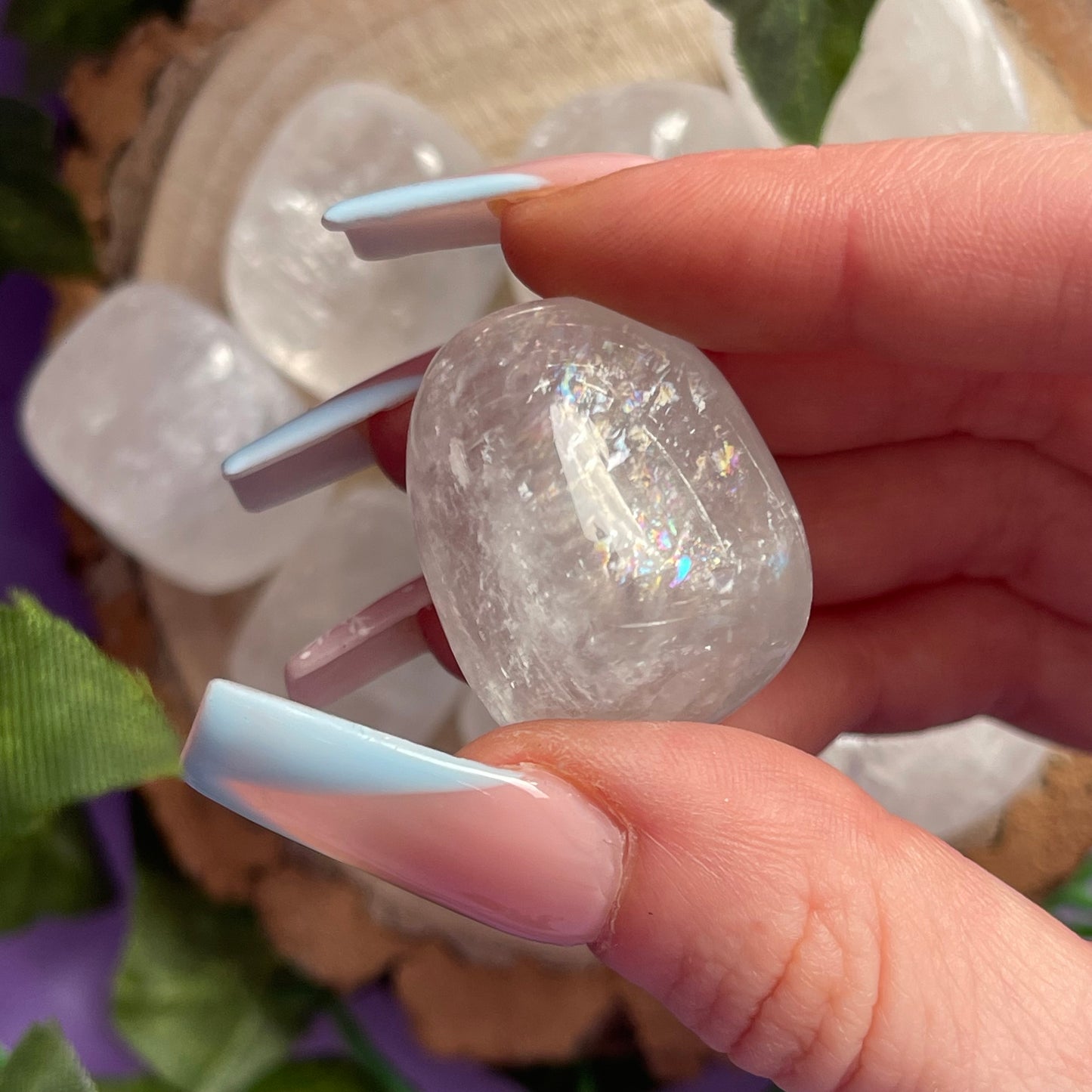 optical calcite tumbles