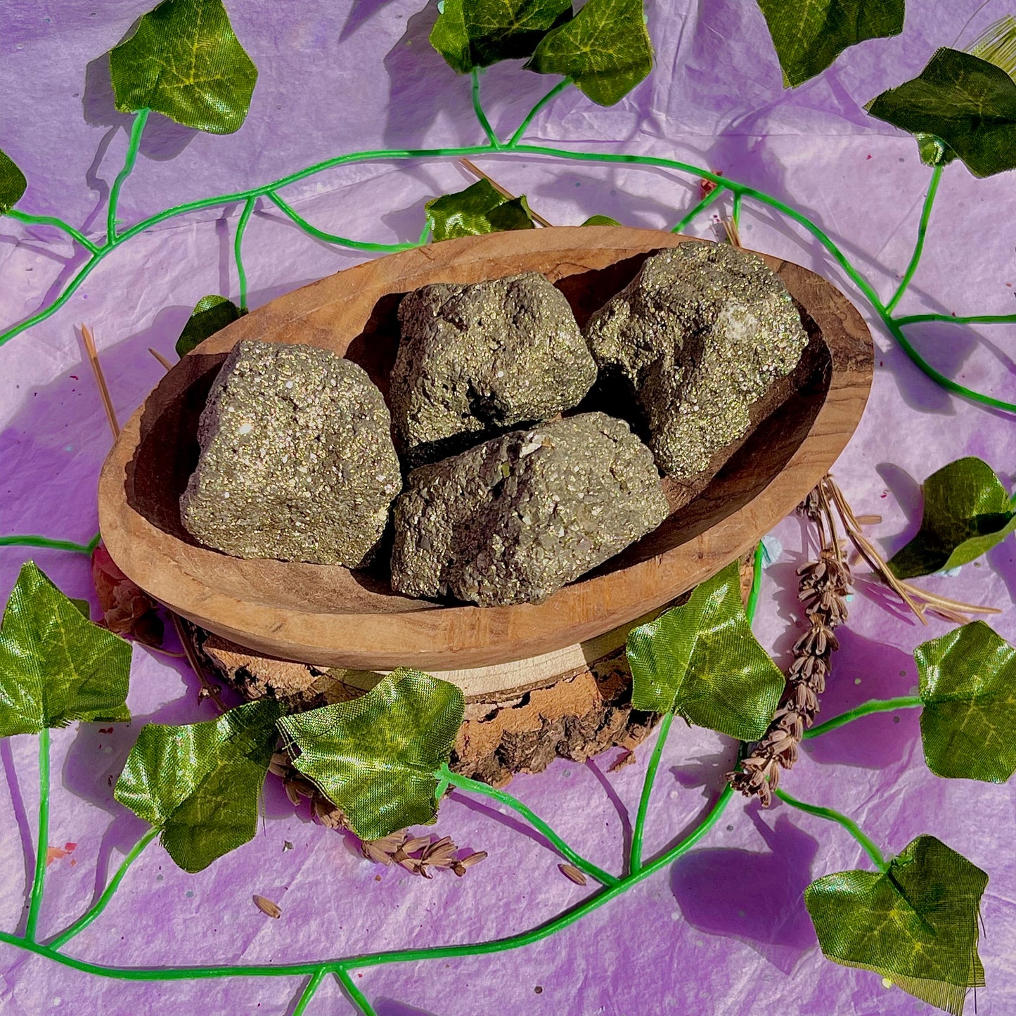 raw/rough pyrite