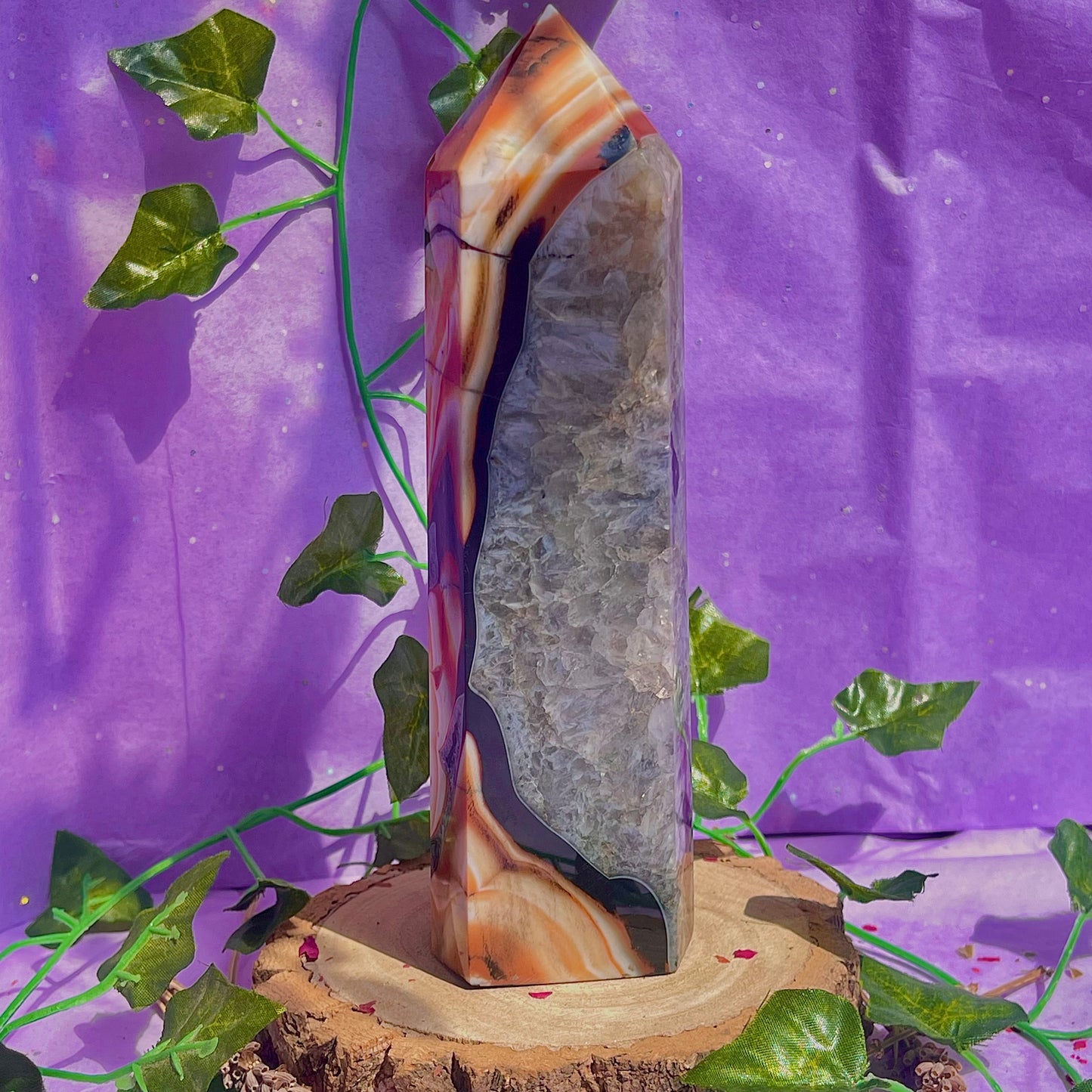 sardonyx agate tower
