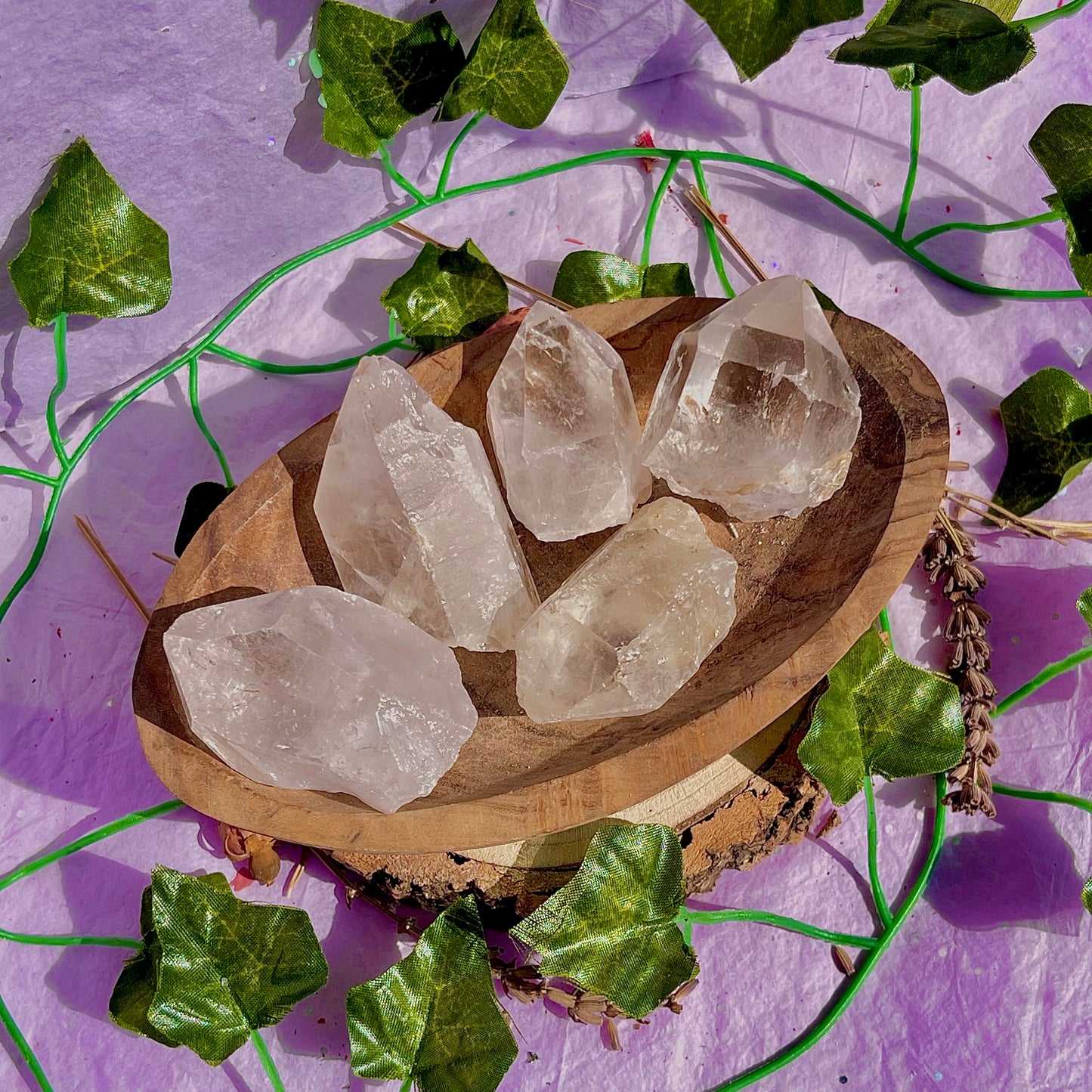 raw/rough clear quartz