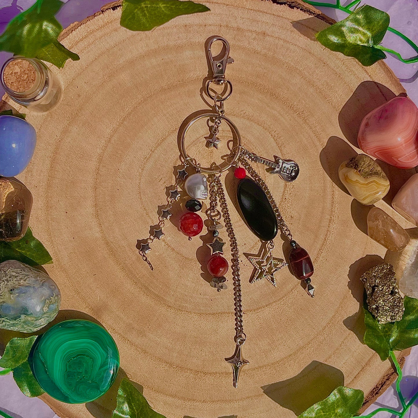 star bag charm / key ring